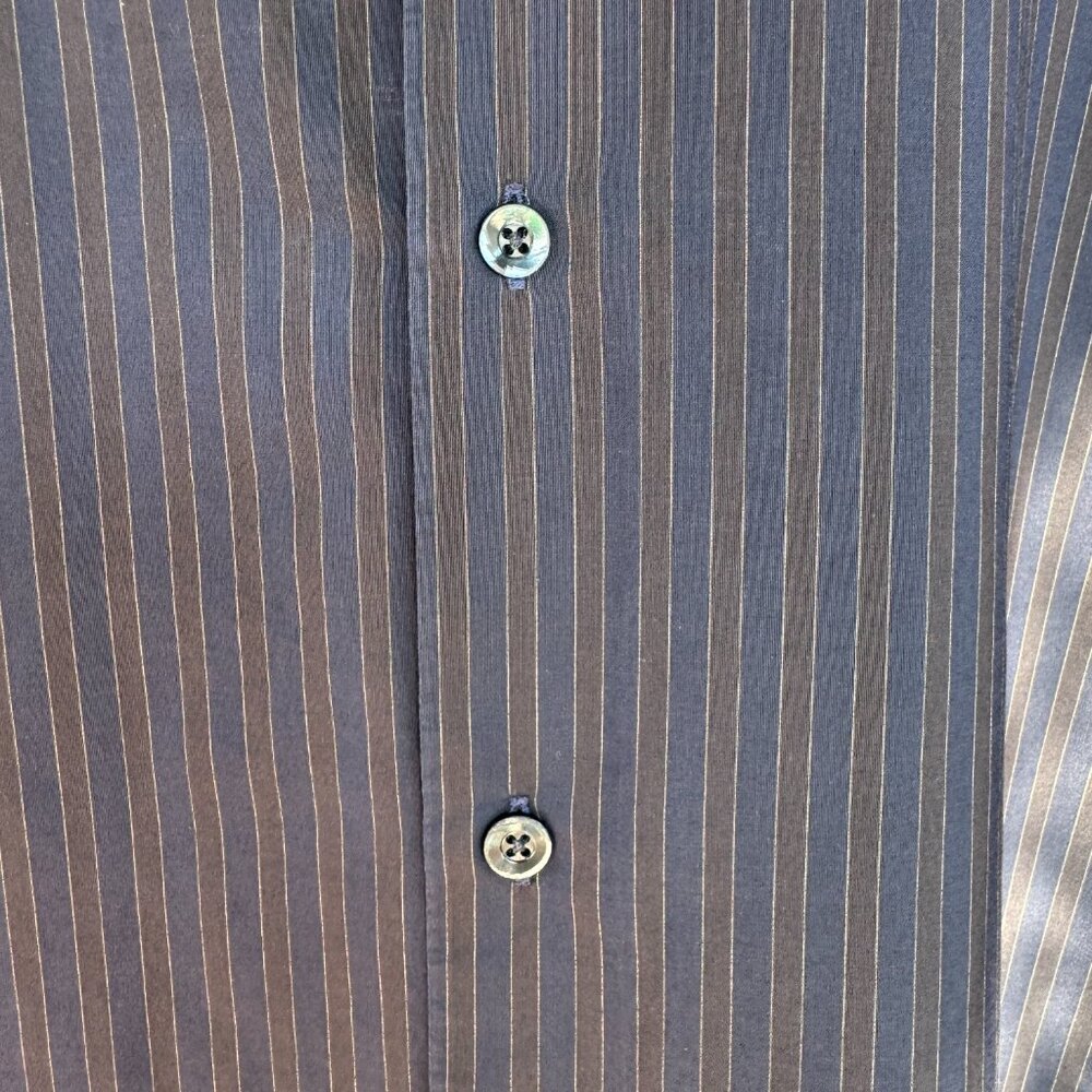 Hermes Long Sleeve Dress Shirt, Size 44/Neck 17.5 - Picture 6 of 17